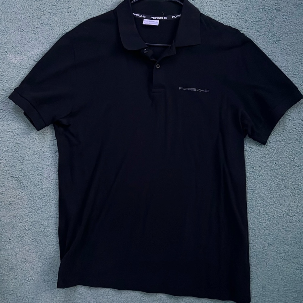 COPY - Black Porsche branded polo
